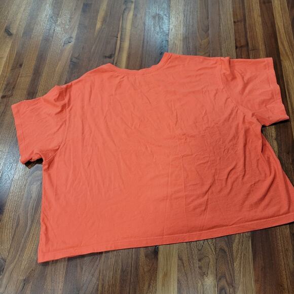 Champion Logo Pullover Crop Tee Size 3X - Picture 2 of 6